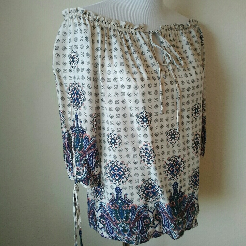 Off the shoulder blouse